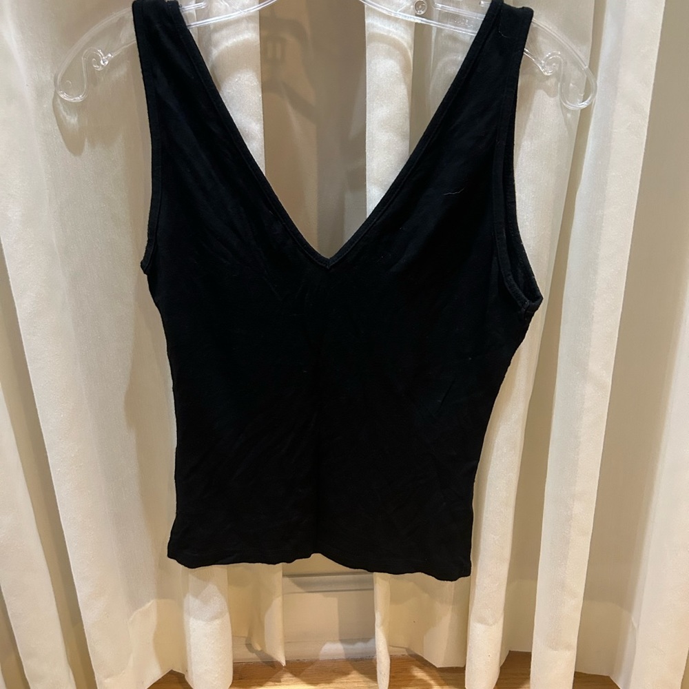 SHEIN Black V- Neck S